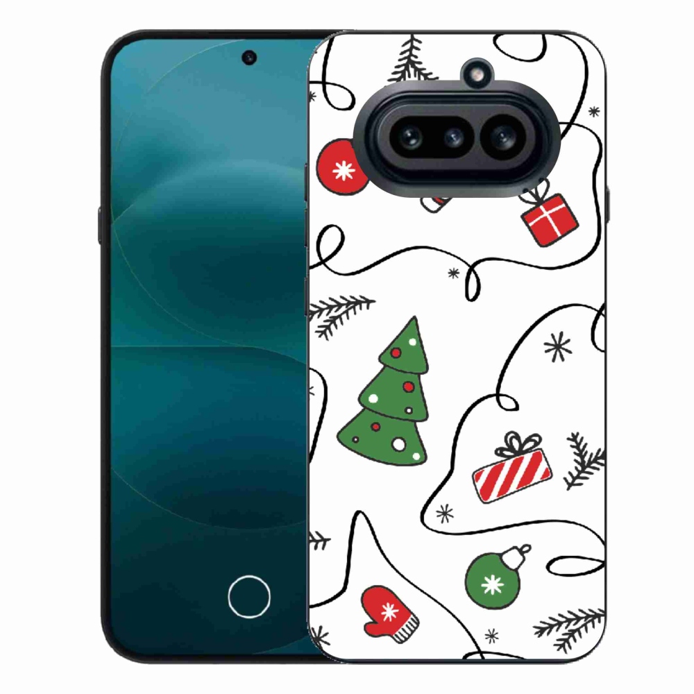 Gelový kryt mmCase na Nothing Phone (4a) - vánoční motivy