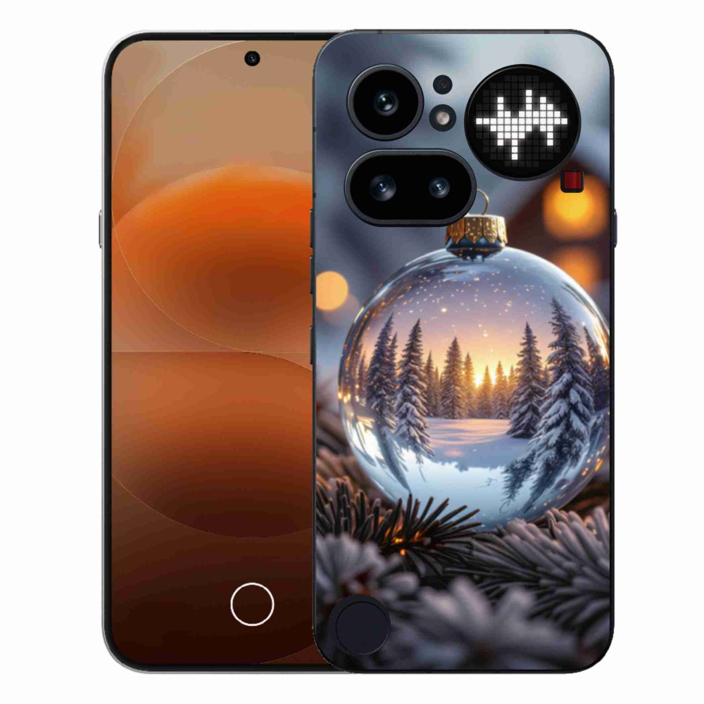 Gelový kryt mmCase na Nothing Phone (4a) - vánoční ozdoba