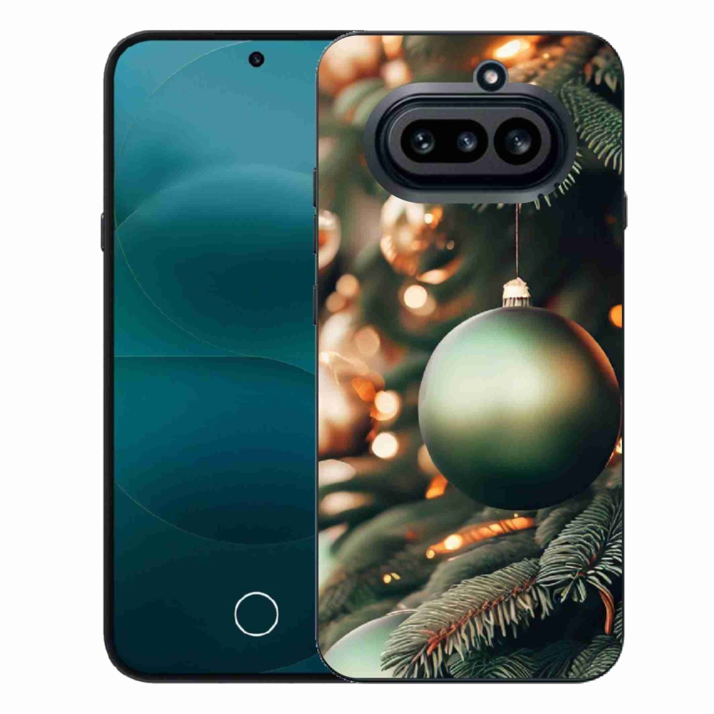 Gelový kryt mmCase na Nothing Phone (4a) - vánoční ozdoby 1