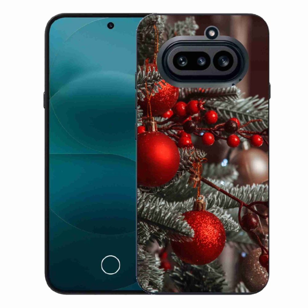 Gelový kryt mmCase na Nothing Phone (4a) - vánoční ozdoby 2
