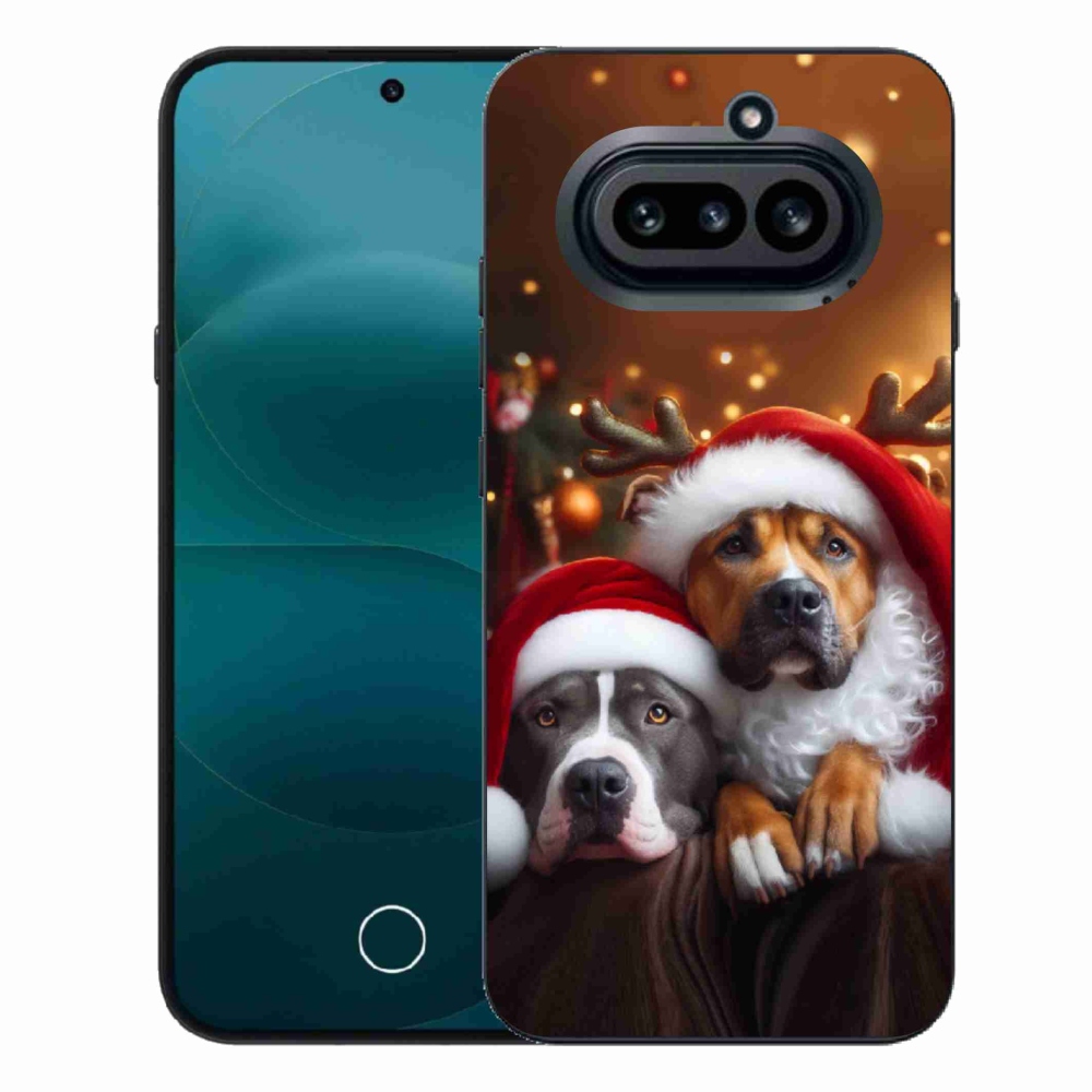 Gelový kryt mmCase na Nothing Phone (4a) - vánoční psi