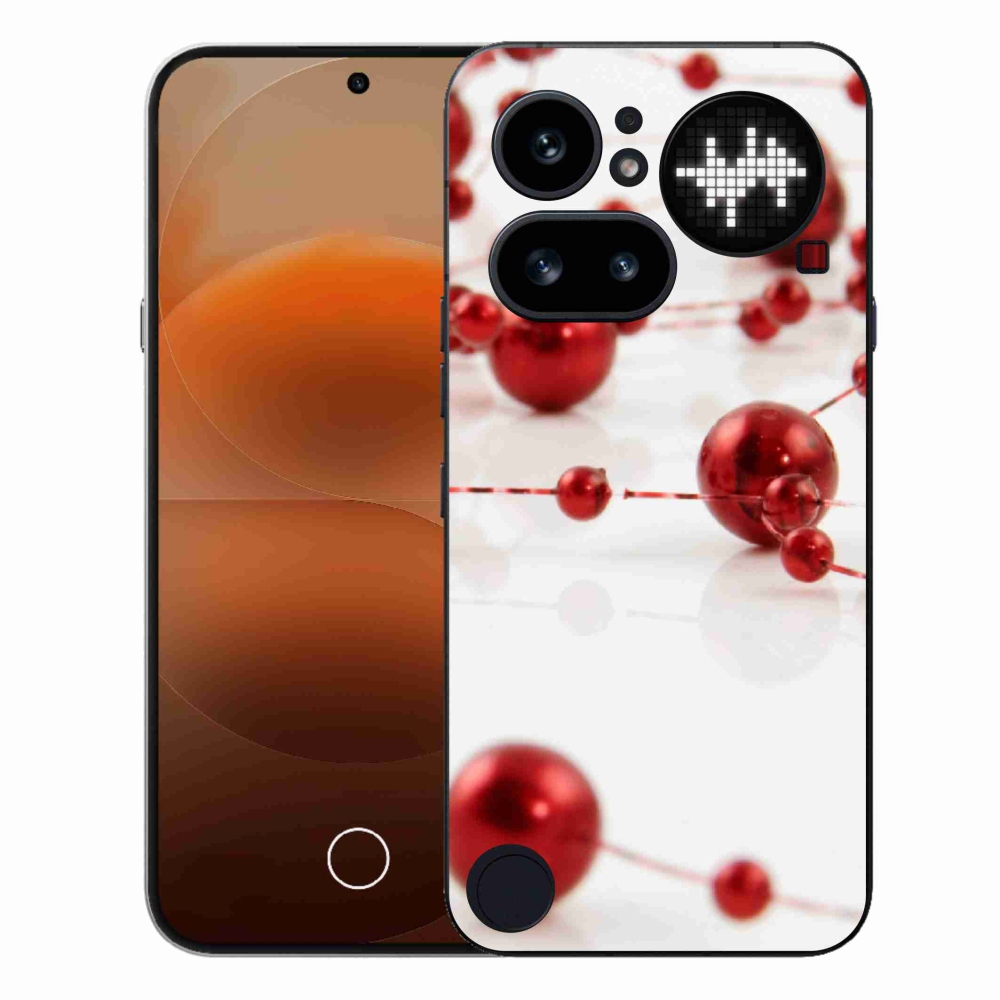 Gelový kryt mmCase na Nothing Phone (4a) - vánoční řetěz