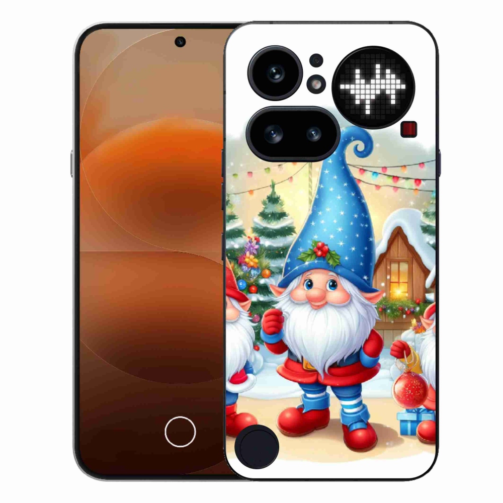 Gelový kryt mmCase na Nothing Phone (4a) - vánoční skřítci