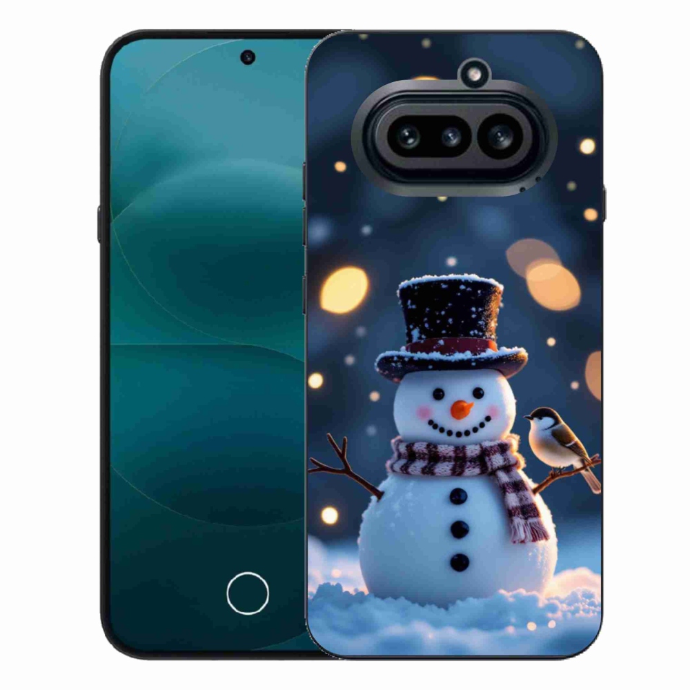 Gelový kryt mmCase na Nothing Phone (4a) - vánoční sněhulák