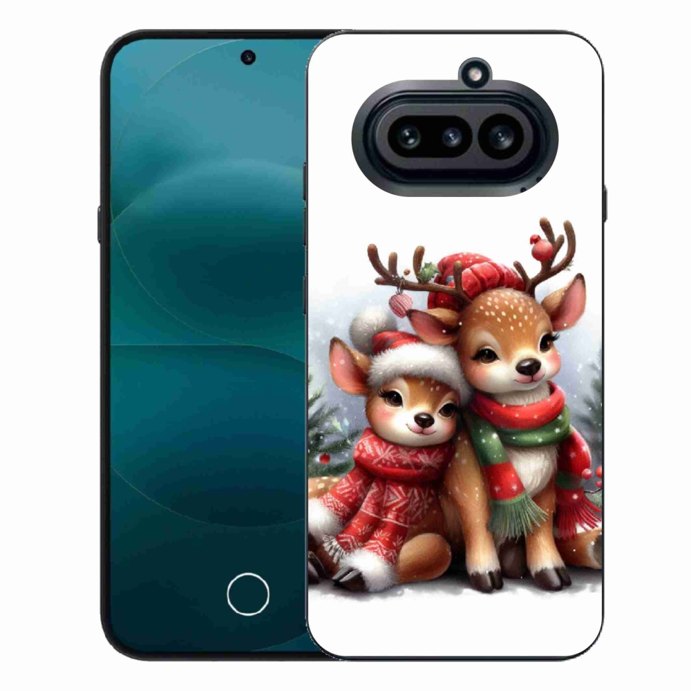 Gelový kryt mmCase na Nothing Phone (4a) - vánoční sobi