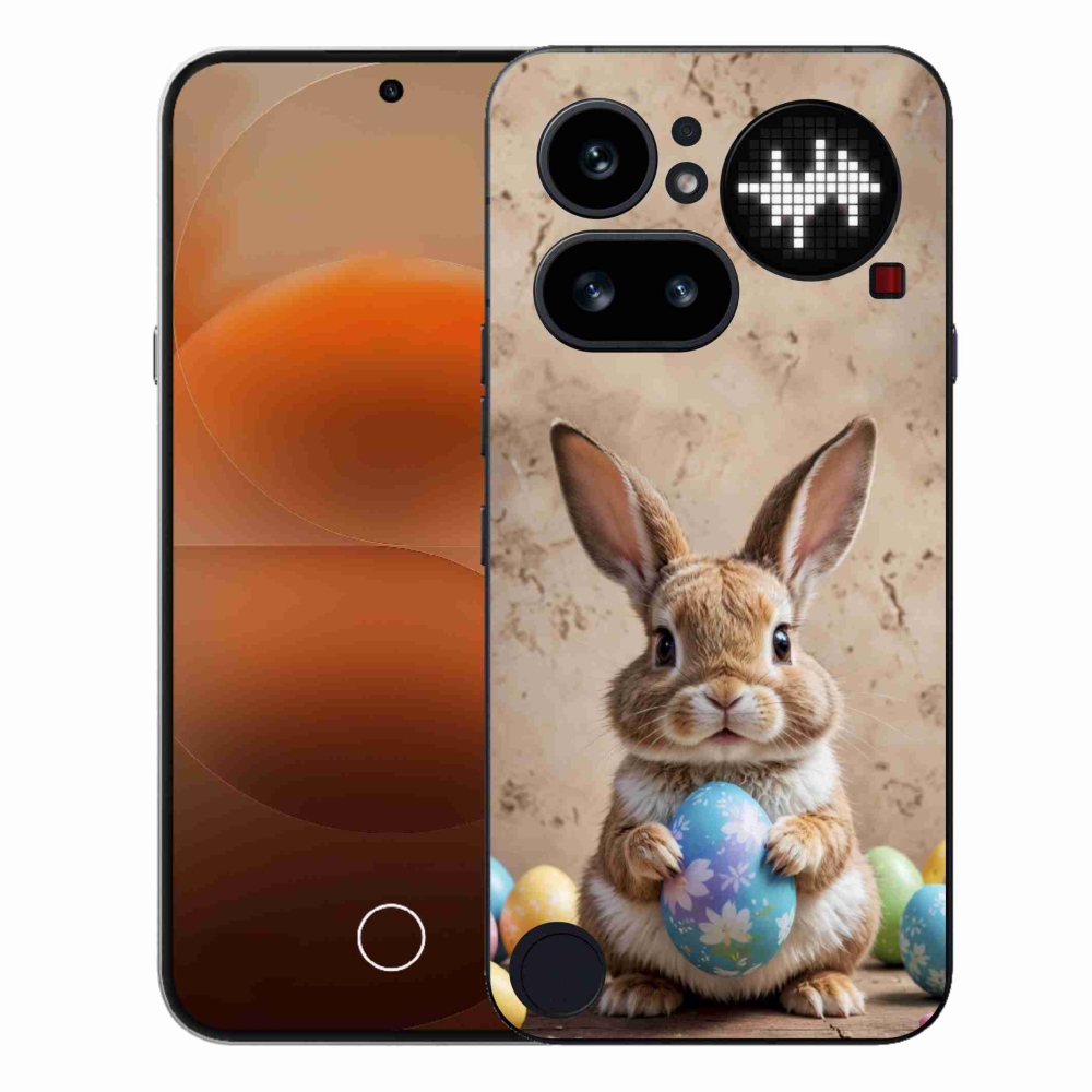 Gelový kryt mmCase na Nothing Phone (4a) - velikonoční králíček