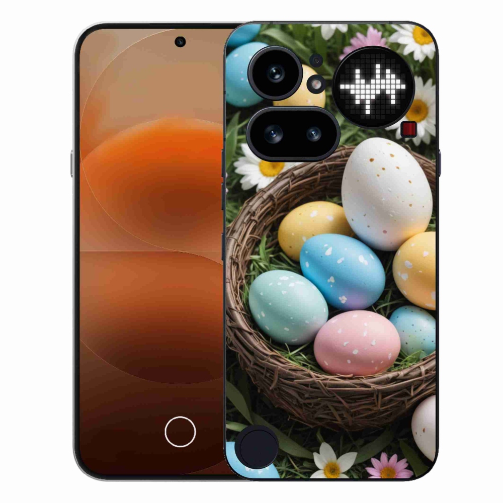 Gelový kryt mmCase na Nothing Phone (4a) - velikonoční vajíčka 2