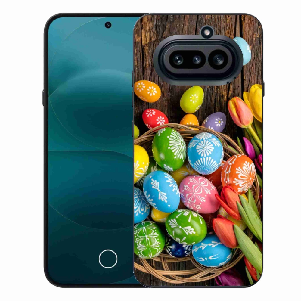 Gelový kryt mmCase na Nothing Phone (4a) - velikonoční vajíčka