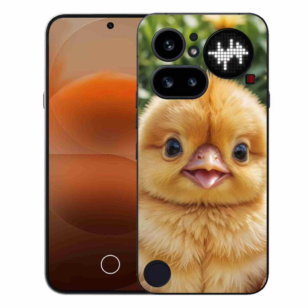 Gelový kryt mmCase na Nothing Phone (4a) - veselé kuřátko