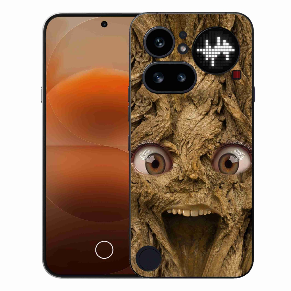Gelový kryt mmCase na Nothing Phone (4a) - veselý strom s očima