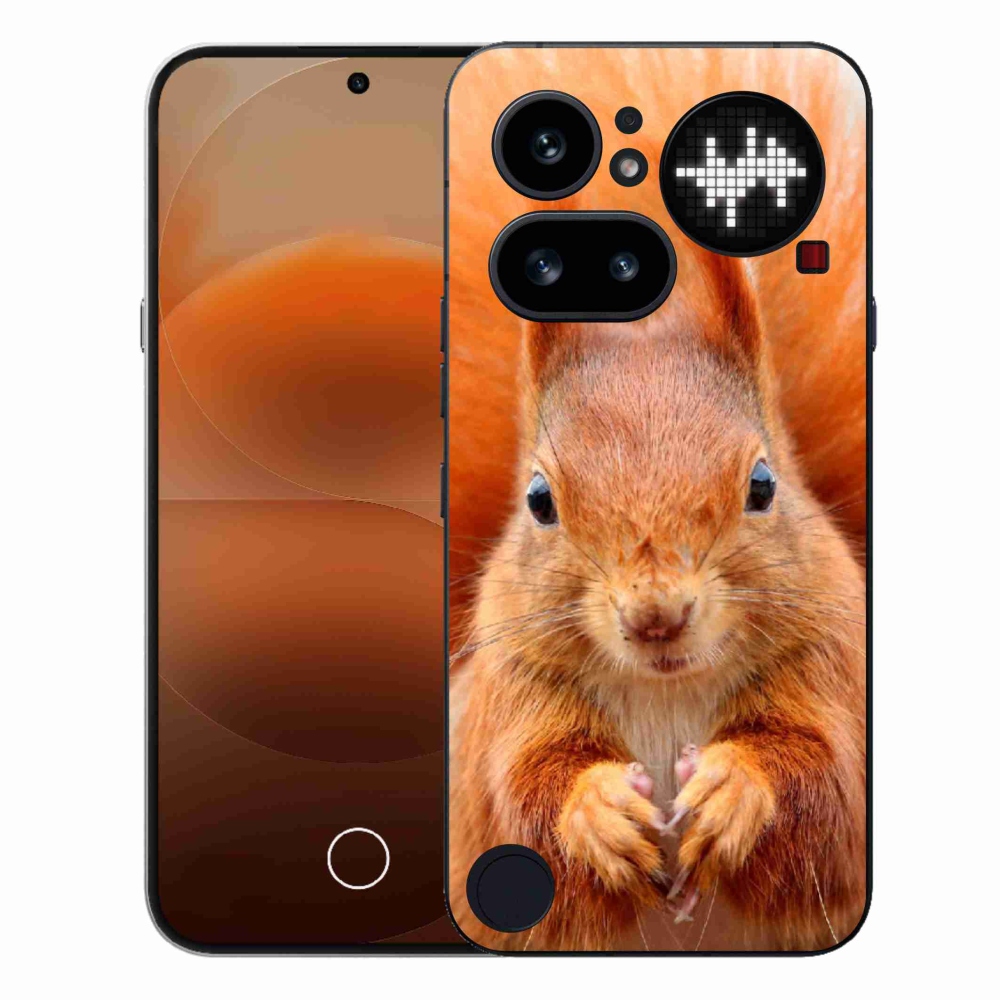 Gelový kryt mmCase na Nothing Phone (4a) - veverka