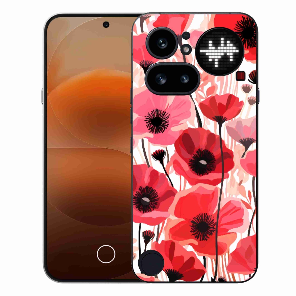 Gelový kryt mmCase na Nothing Phone (4a) - vlčí mák 1