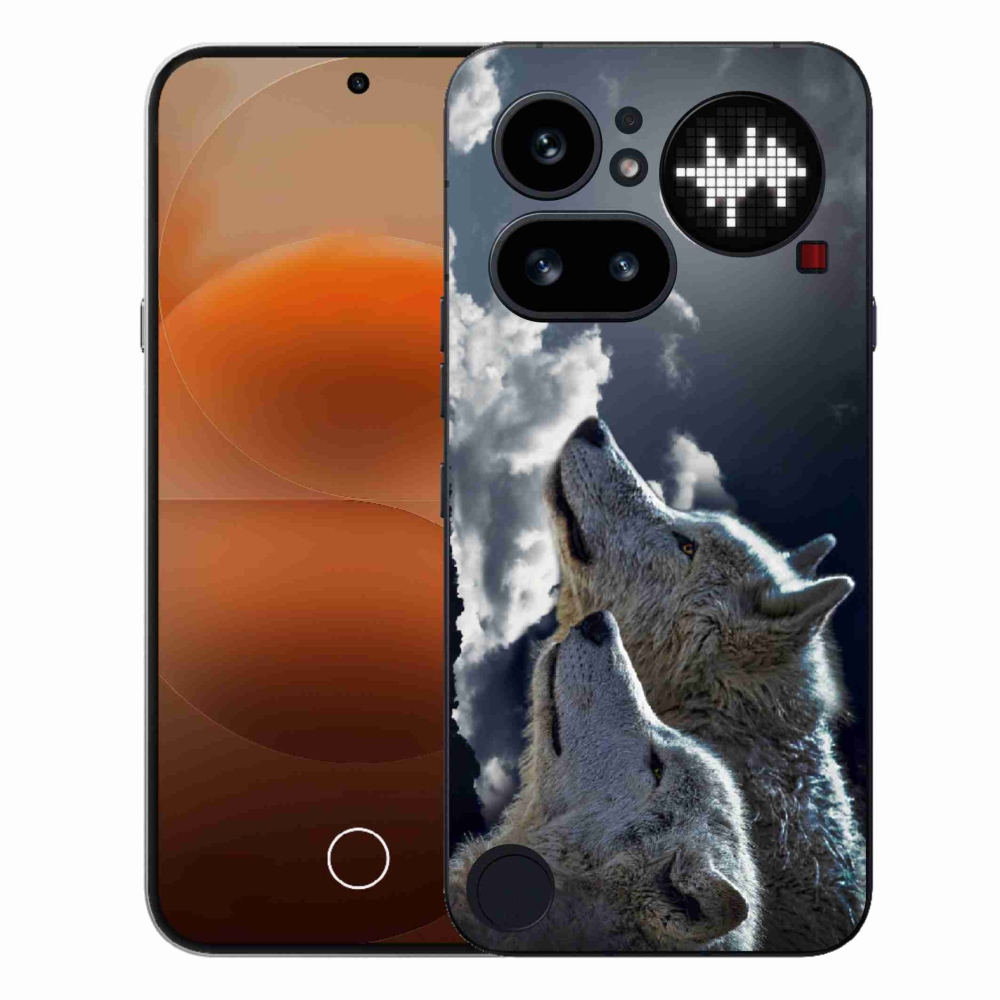 Gelový kryt mmCase na Nothing Phone (4a) - vlci