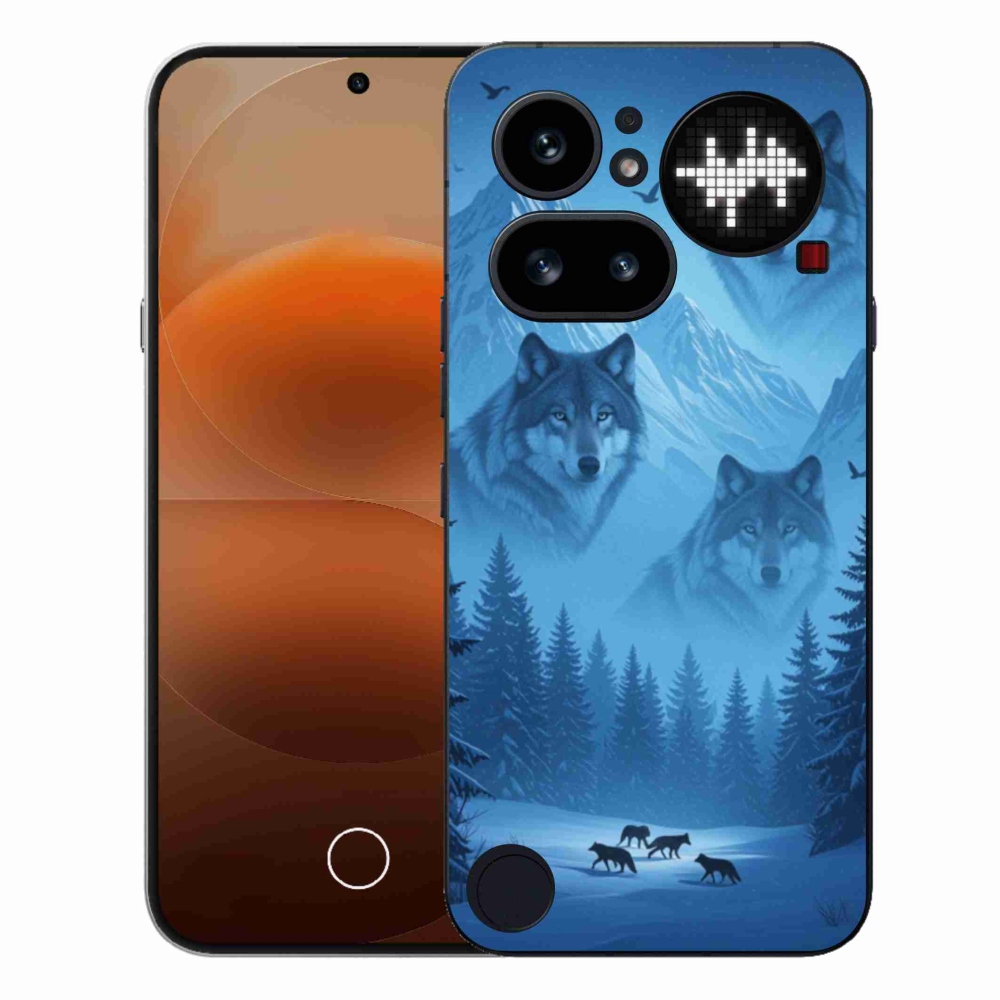 Gelový kryt mmCase na Nothing Phone (4a) - vlčí smečka