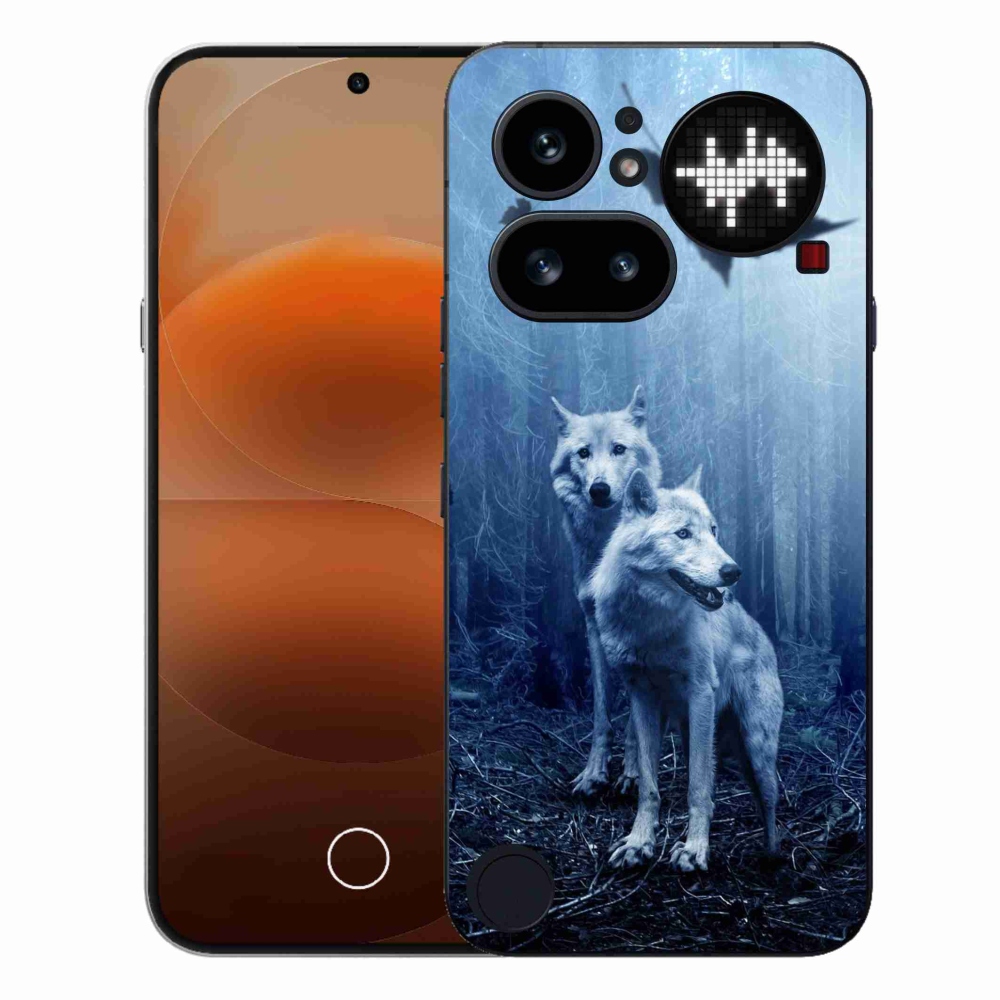 Gelový kryt mmCase na Nothing Phone (4a) - vlci v lese
