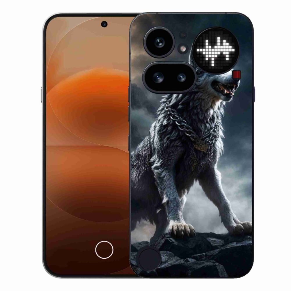 Gelový kryt mmCase na Nothing Phone (4a) - vlk 1