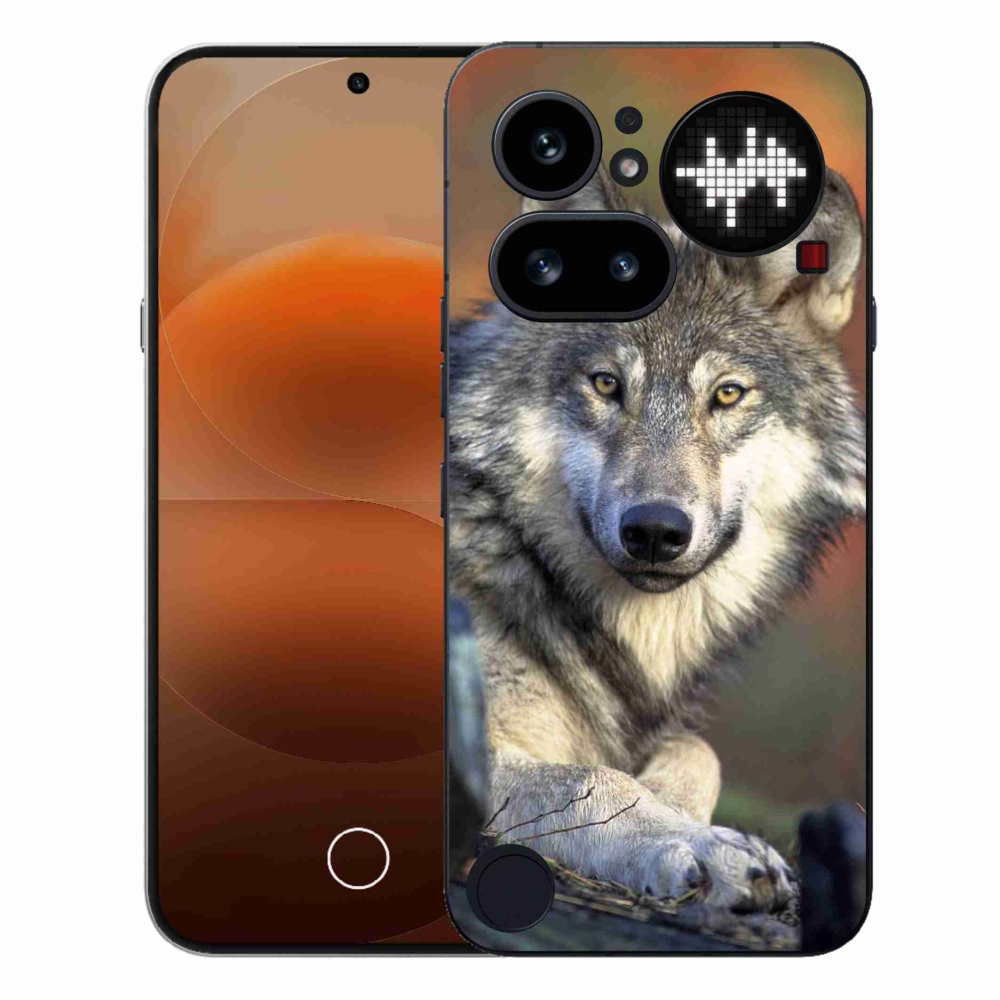 Gelový kryt mmCase na Nothing Phone (4a) - vlk