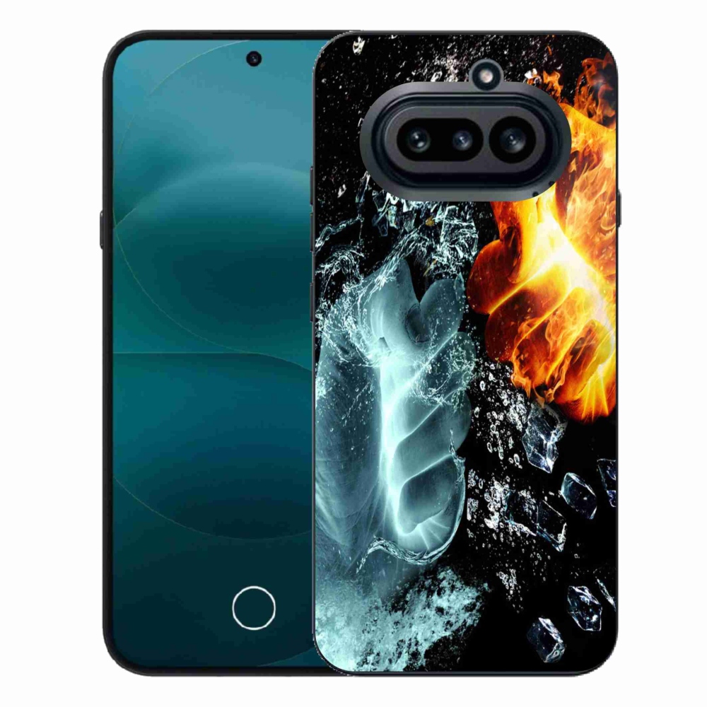 Gelový kryt mmCase na Nothing Phone (4a) - voda a oheň