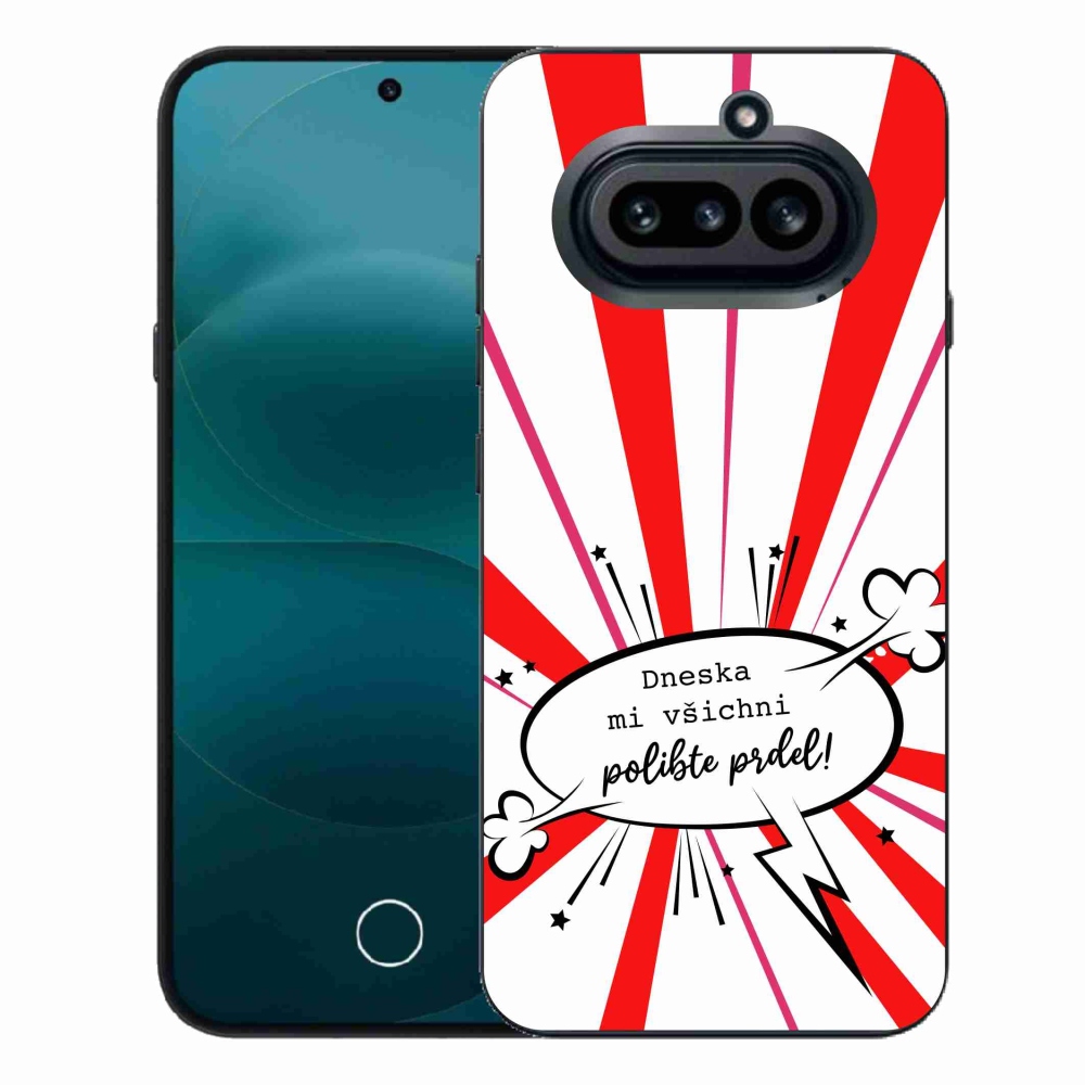 Gelový kryt mmCase na Nothing Phone (4a) - vtipný text 15 bílé pozadí