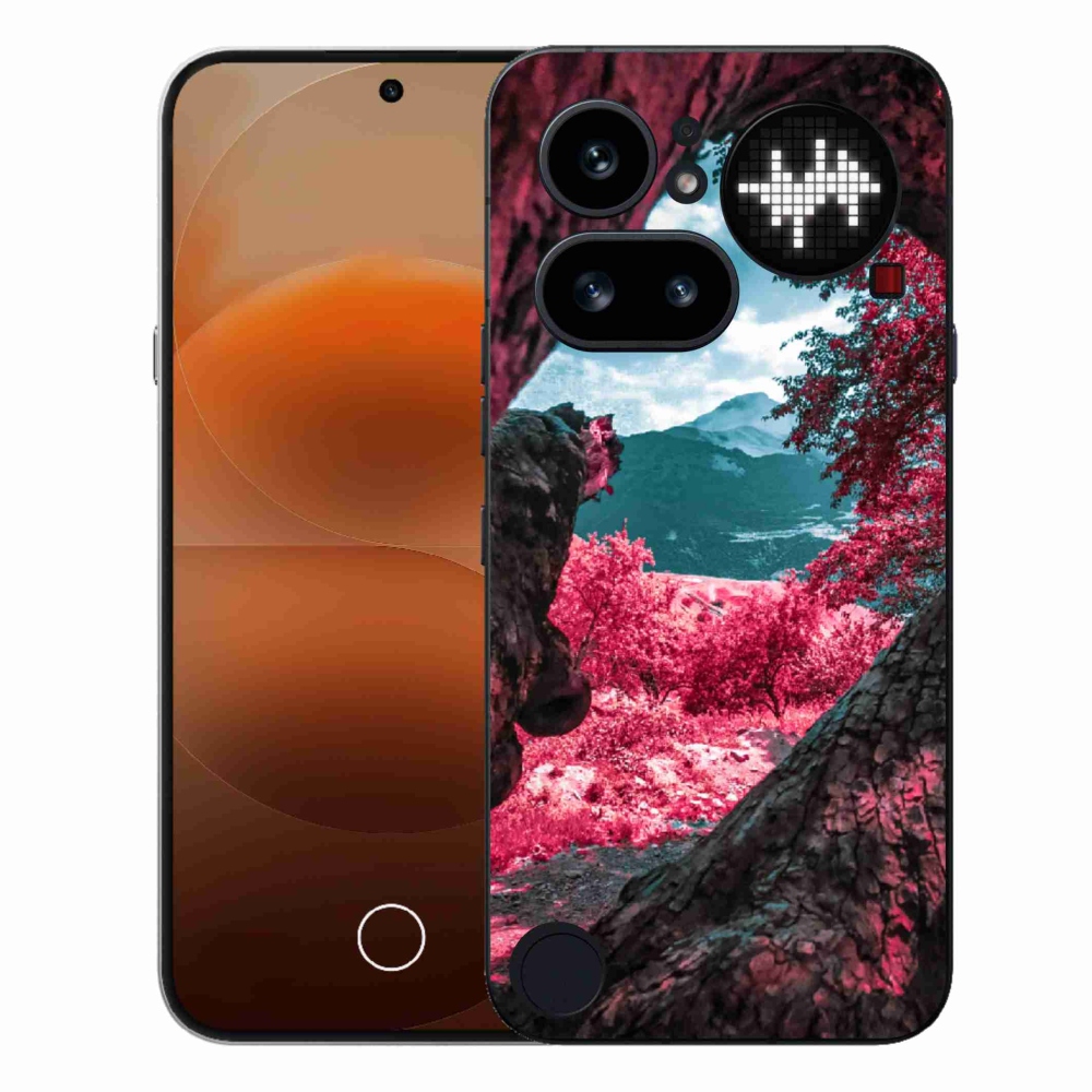 Gelový kryt mmCase na Nothing Phone (4a) - výhled na hory