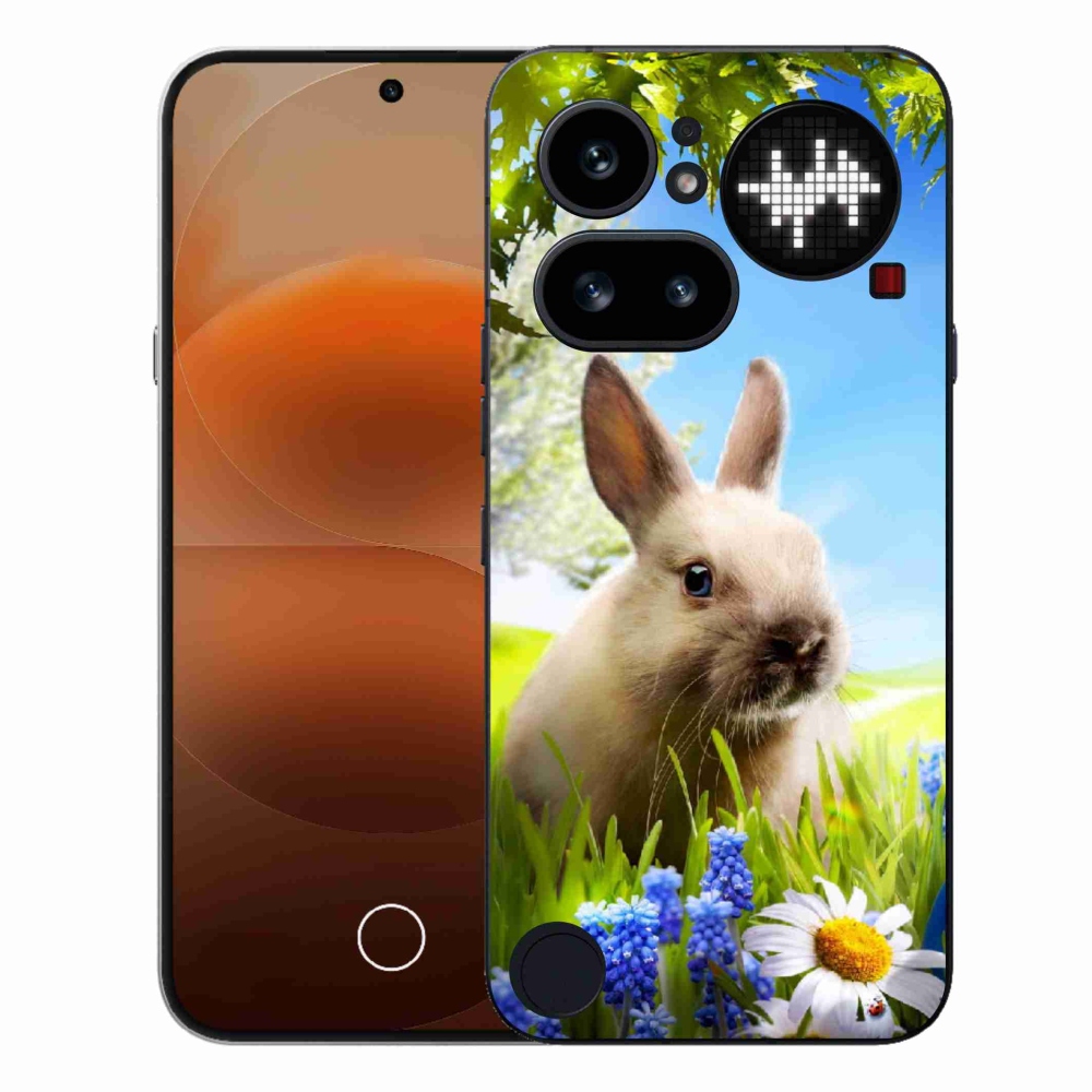 Gelový kryt mmCase na Nothing Phone (4a) - zajíček