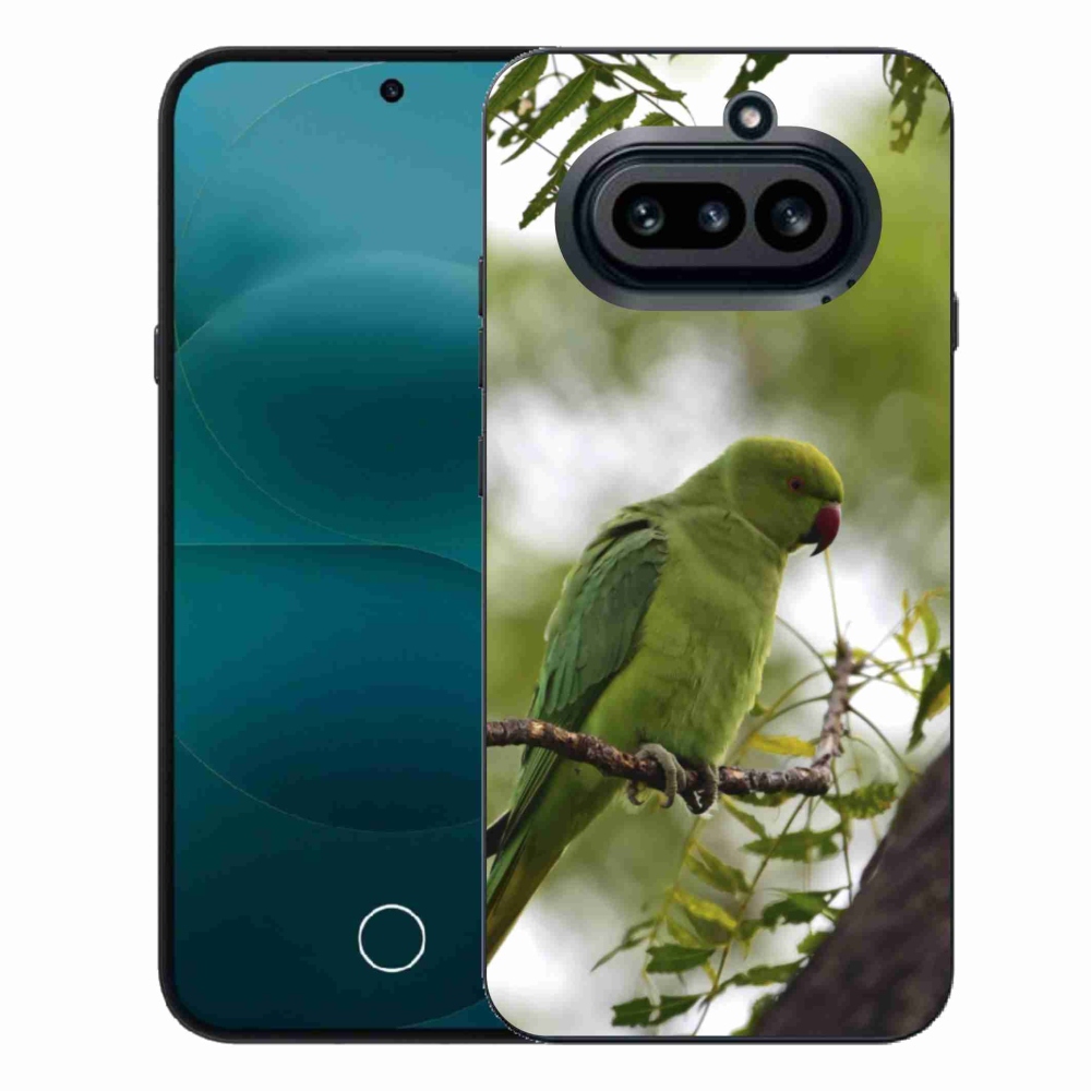 Gelový kryt mmCase na Nothing Phone (4a) - zelený papoušek