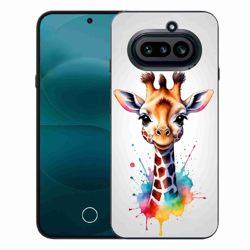 Gelový kryt mmCase na Nothing Phone (4a) - žirafa 1