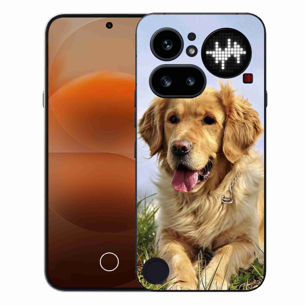 Gelový kryt mmCase na Nothing Phone (4a) - zlatý retrívr