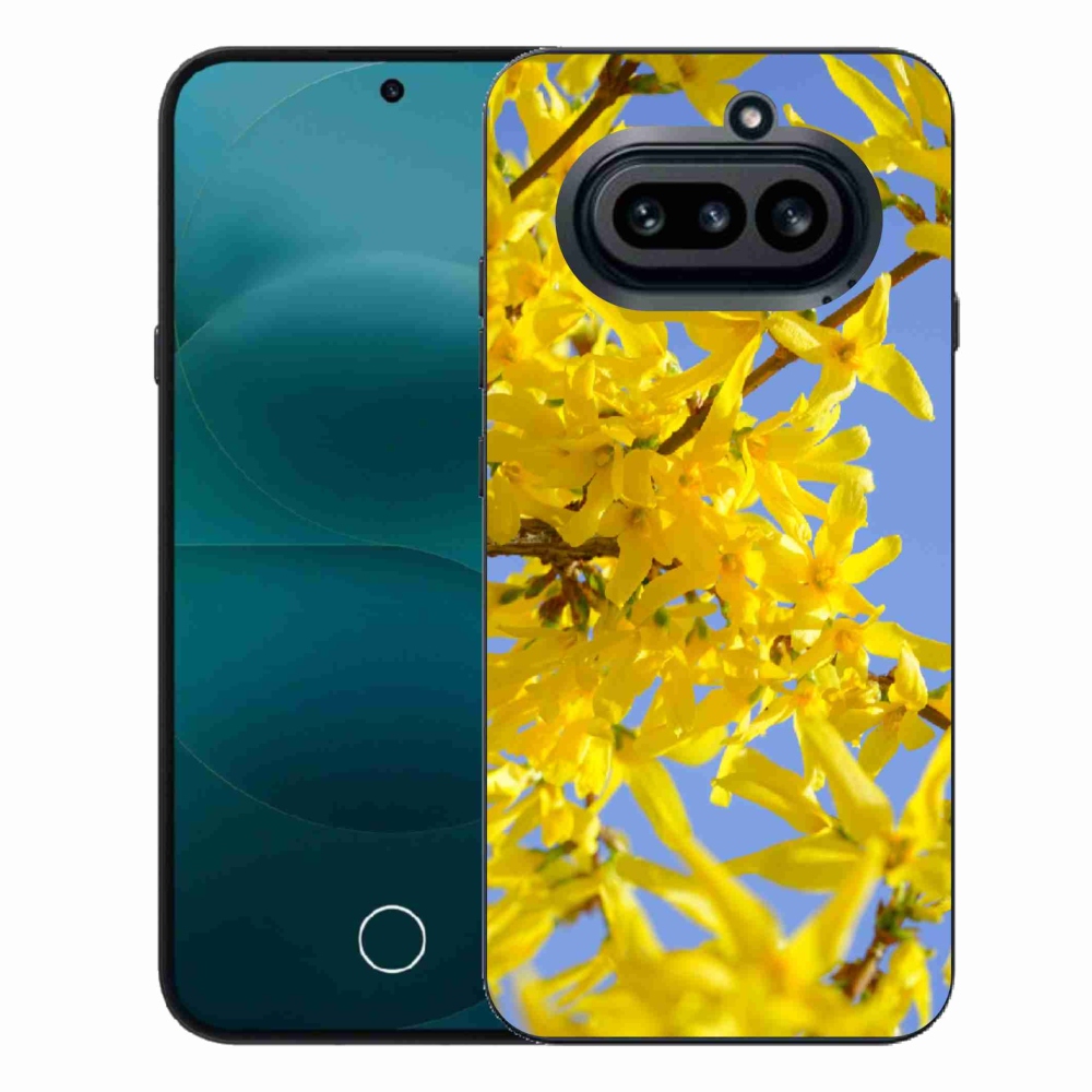 Gelový kryt mmCase na Nothing Phone (4a) - žluté květy
