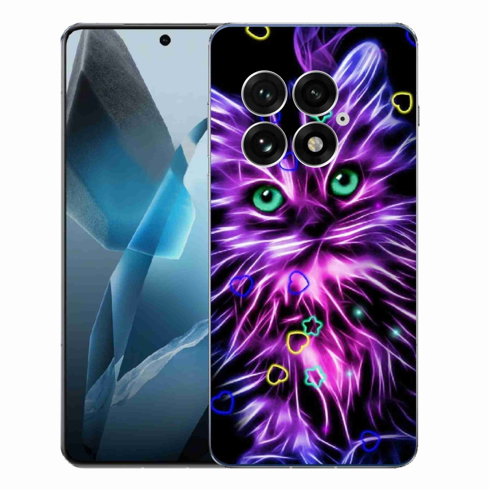 Gelový kryt mmCase na One Plus 13 - abstraktní kočka