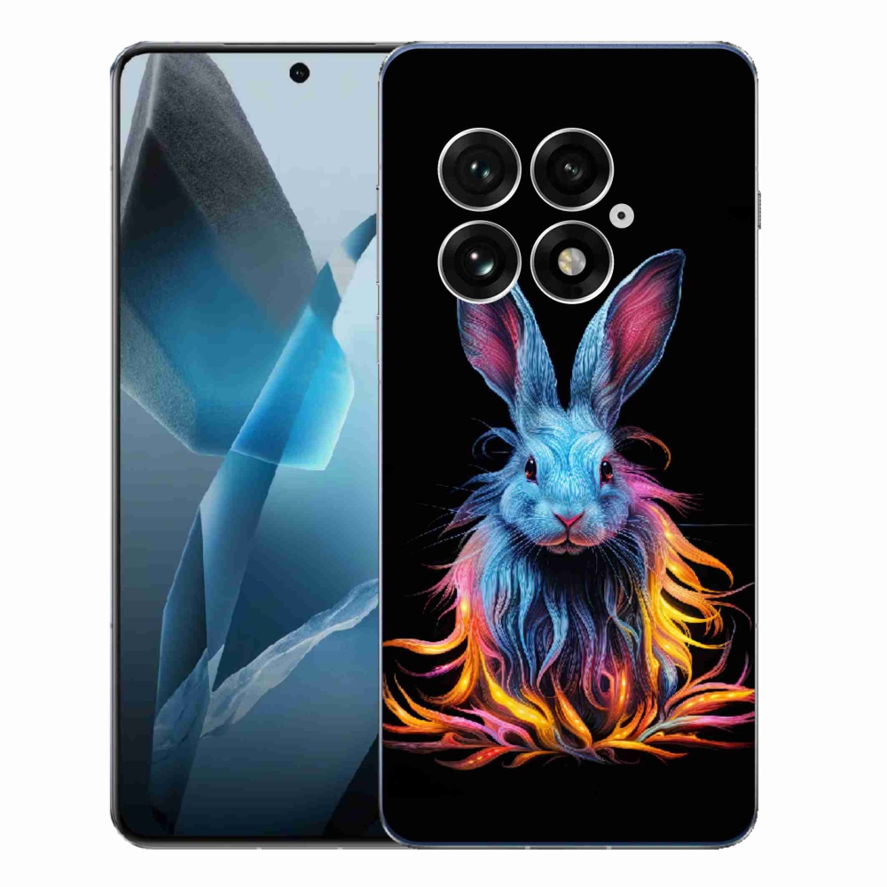Gelový kryt mmCase na One Plus 13 - abstraktní zajíc