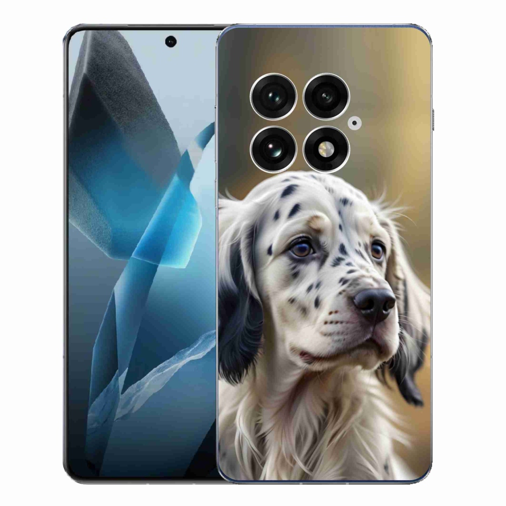 Gelový kryt mmCase na One Plus 13 - anglický setr