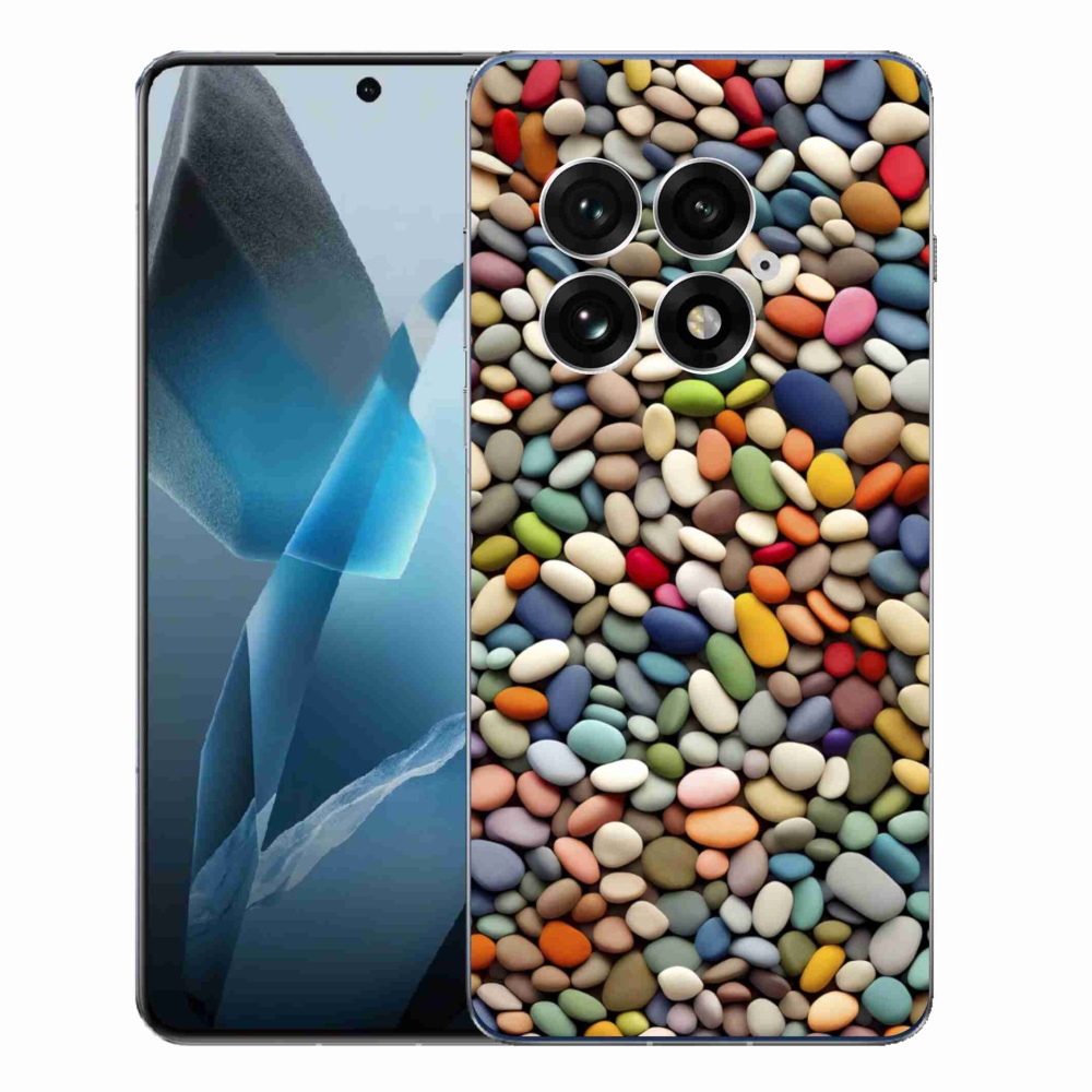 Gelový kryt mmCase na One Plus 13 - barevné kamínky 2