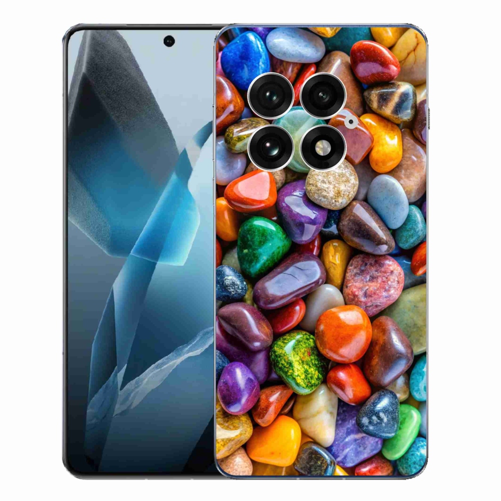 Gelový kryt mmCase na One Plus 13 - barevné kamínky
