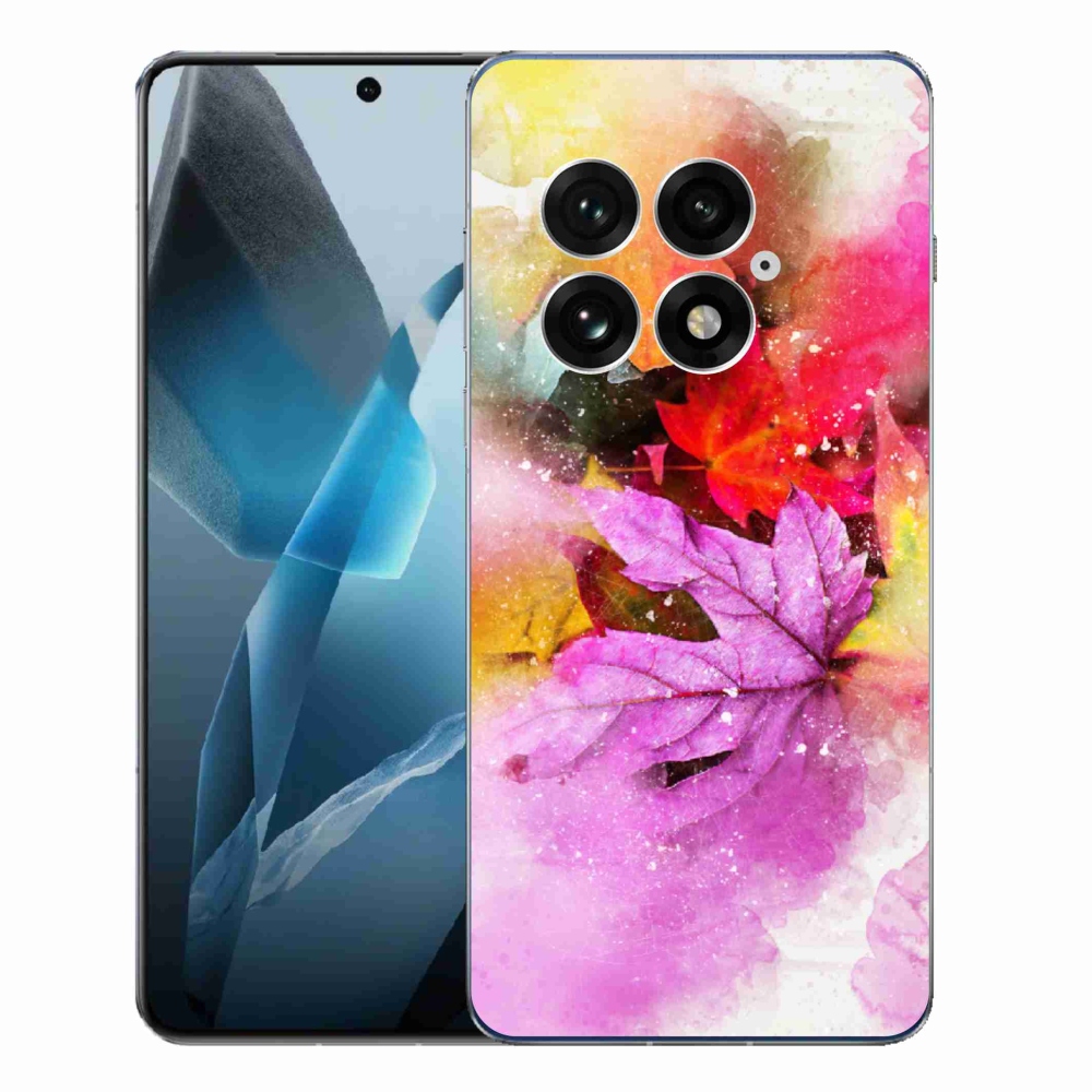 Gelový kryt mmCase na One Plus 13 - barevné listy