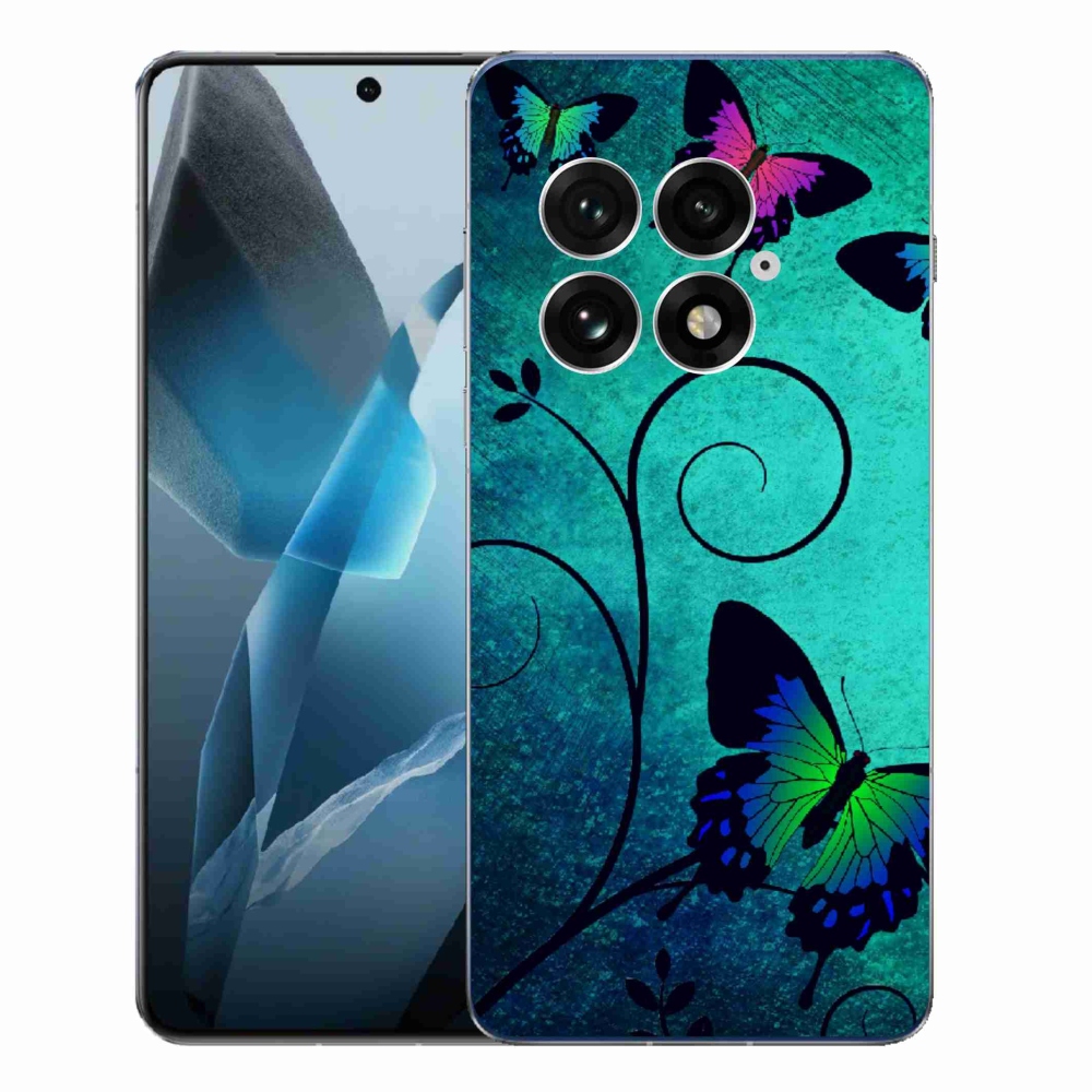 Gelový kryt mmCase na One Plus 13 - barevní motýli