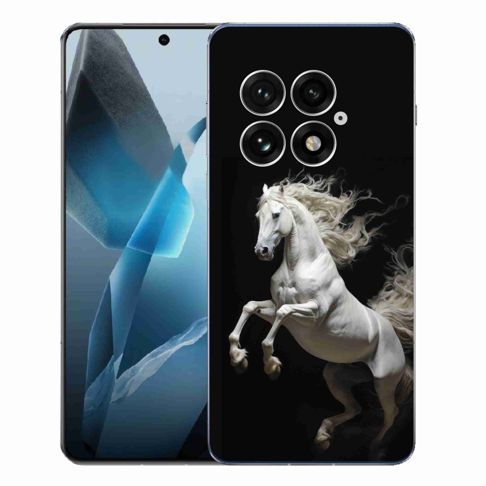 Gelový kryt mmCase na One Plus 13 - bílý kůň 4