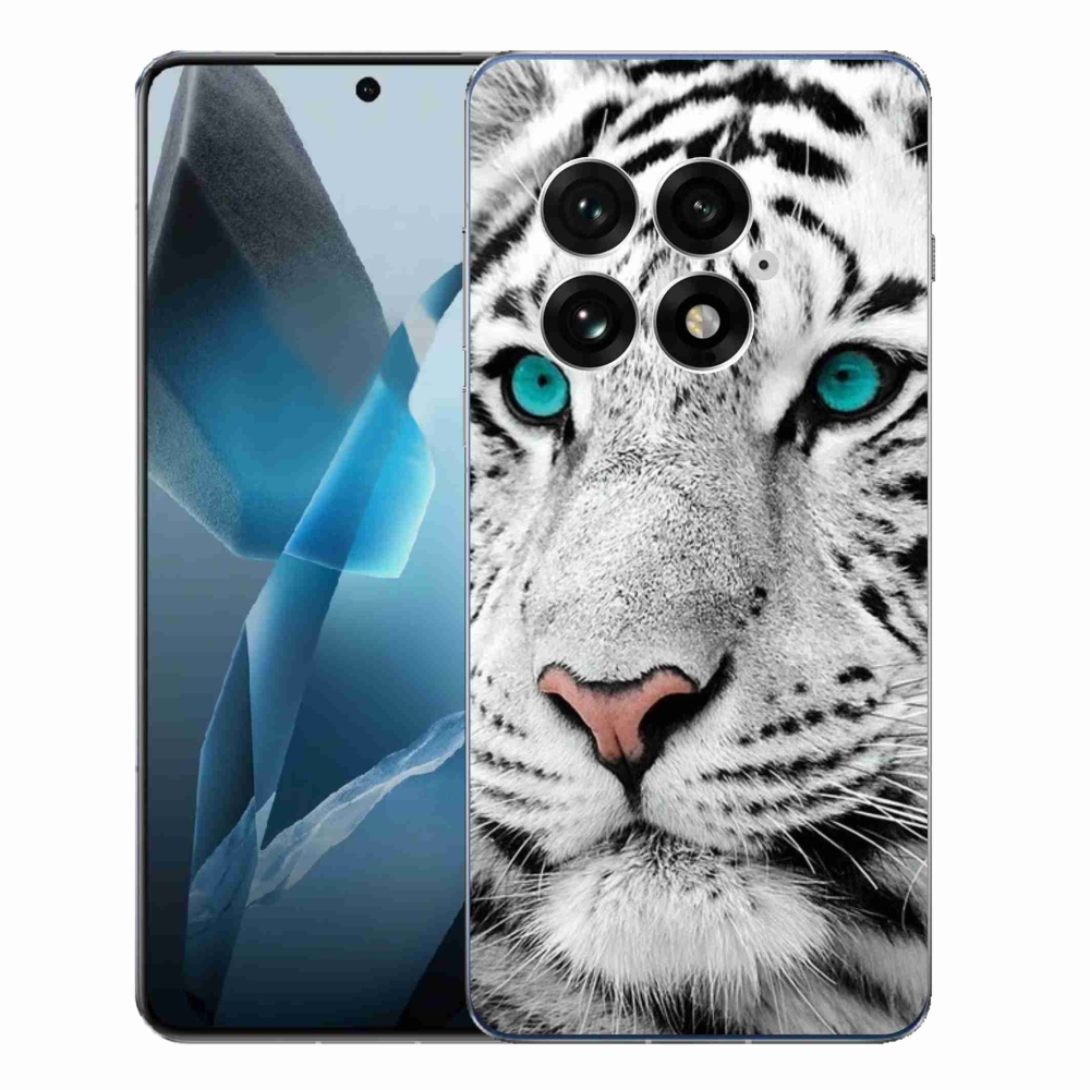 Gelový kryt mmCase na One Plus 13 - bílý tygr