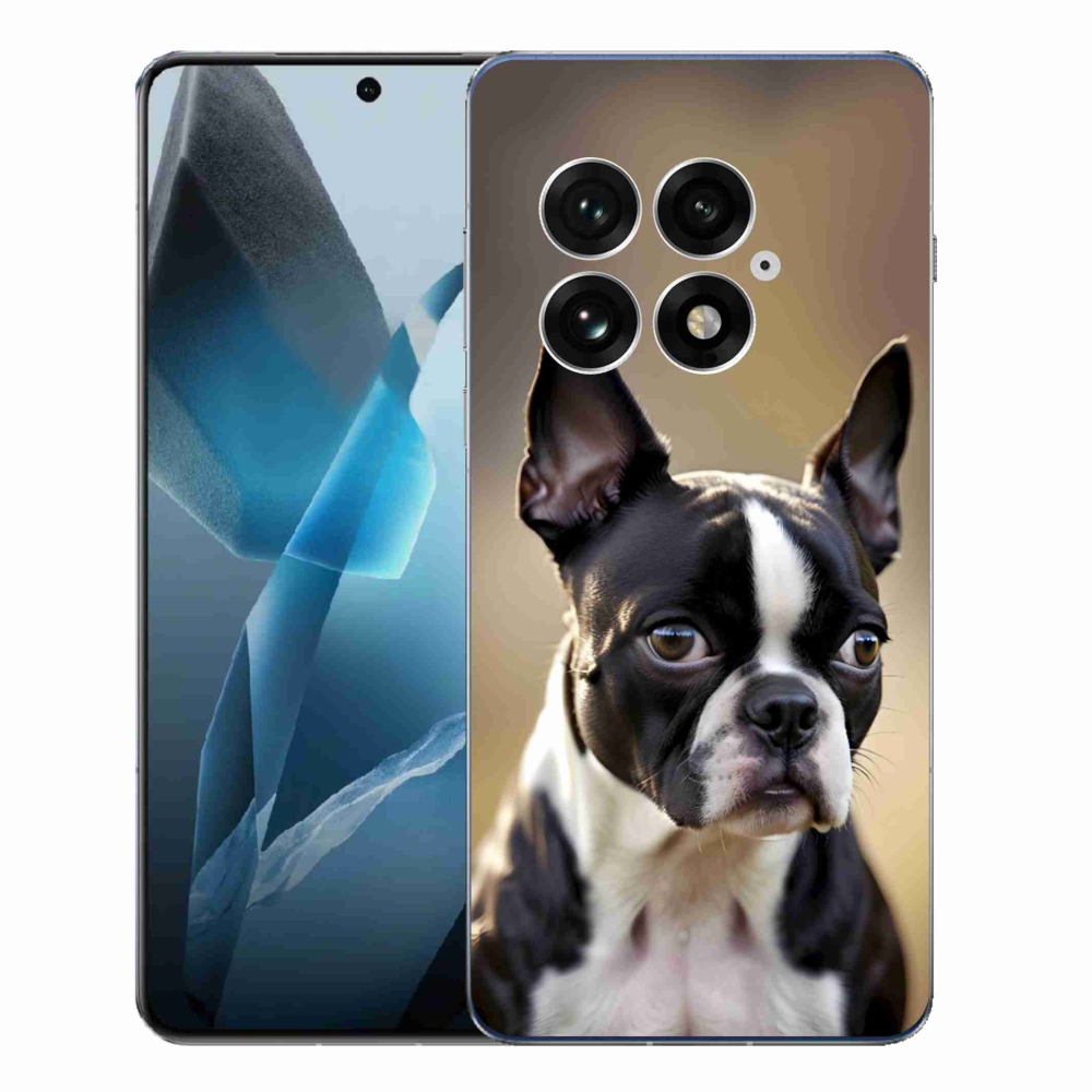 Gelový kryt mmCase na One Plus 13 - bostonský teriér