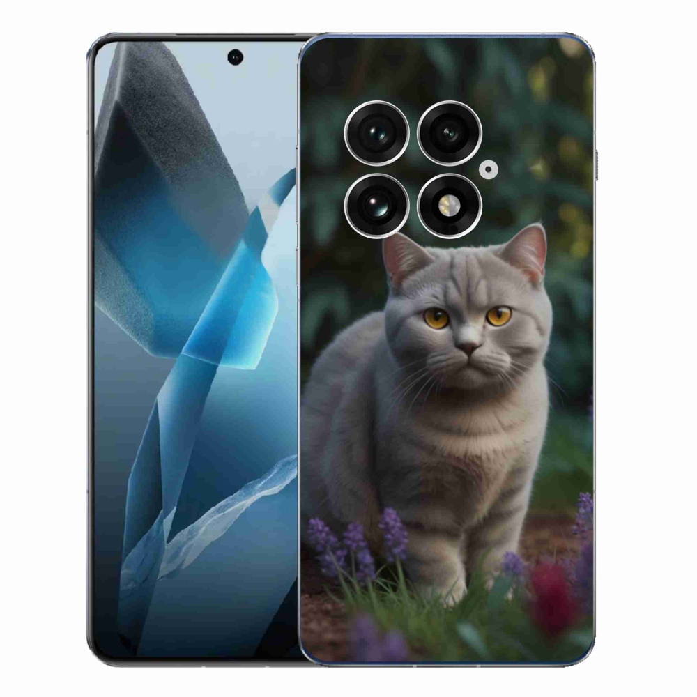 Gelový kryt mmCase na One Plus 13 - britská kočka