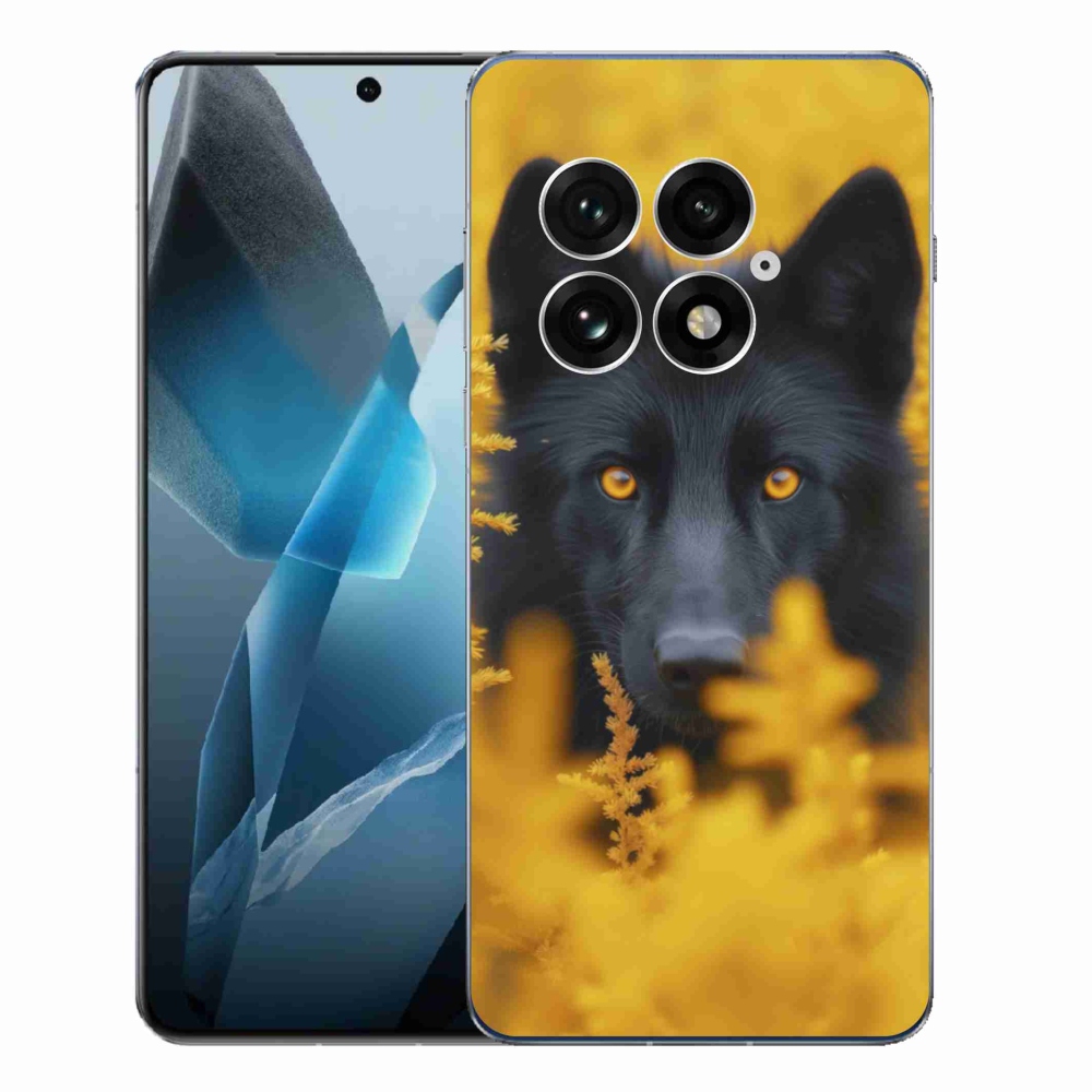 Gelový kryt mmCase na One Plus 13 - černý vlk 2