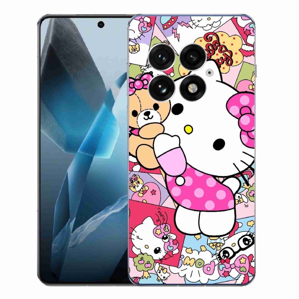 Gelový kryt mmCase na One Plus 13 - cute kitty