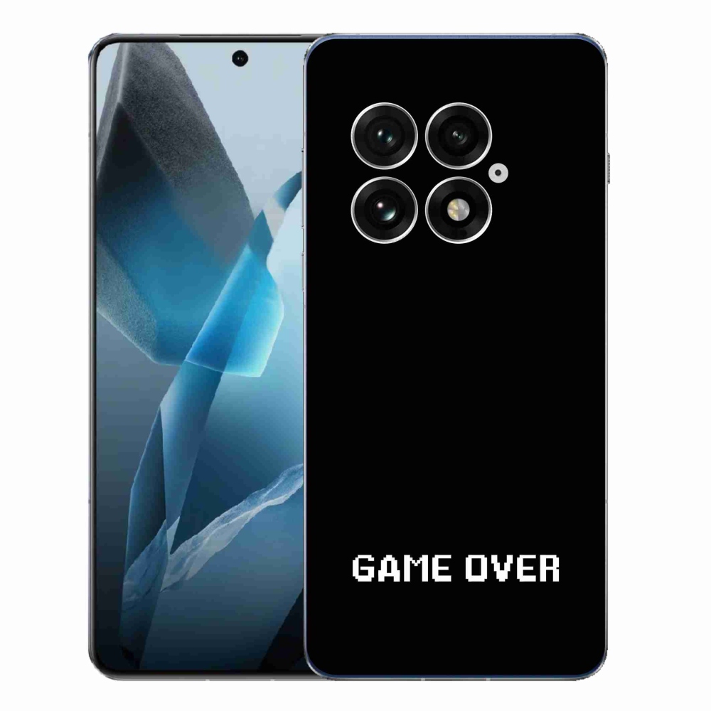 Gelový kryt mmCase na One Plus 13 - game over černé pozadí