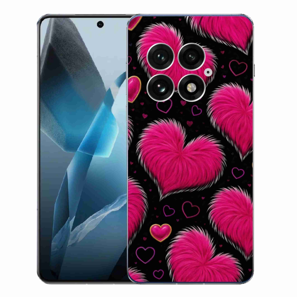 Gelový kryt mmCase na One Plus 13 - hebká srdce