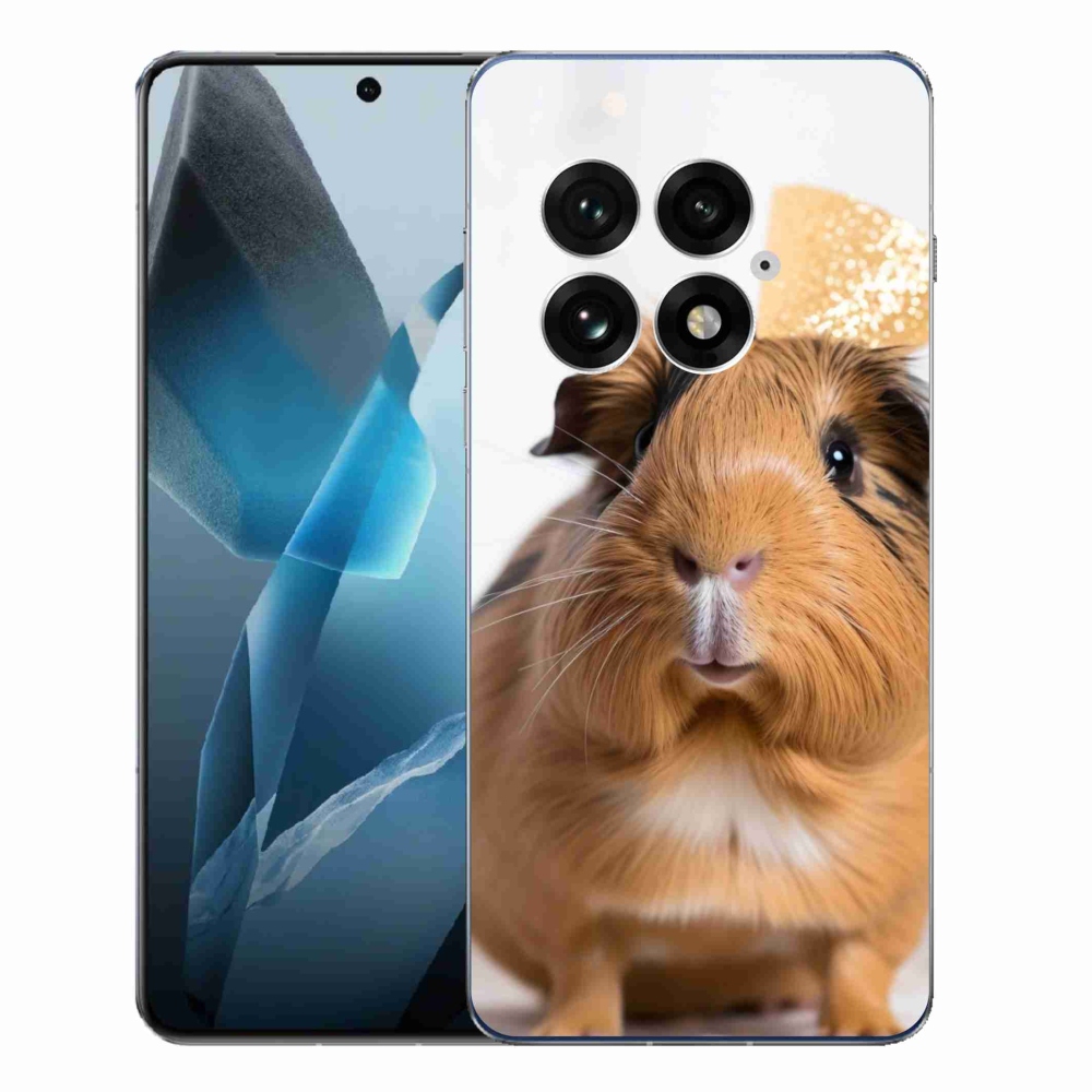 Gelový kryt mmCase na One Plus 13 - hnědé morče