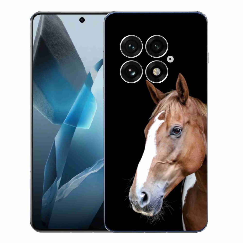 Gelový kryt mmCase na One Plus 13 - hnědý kůň 3