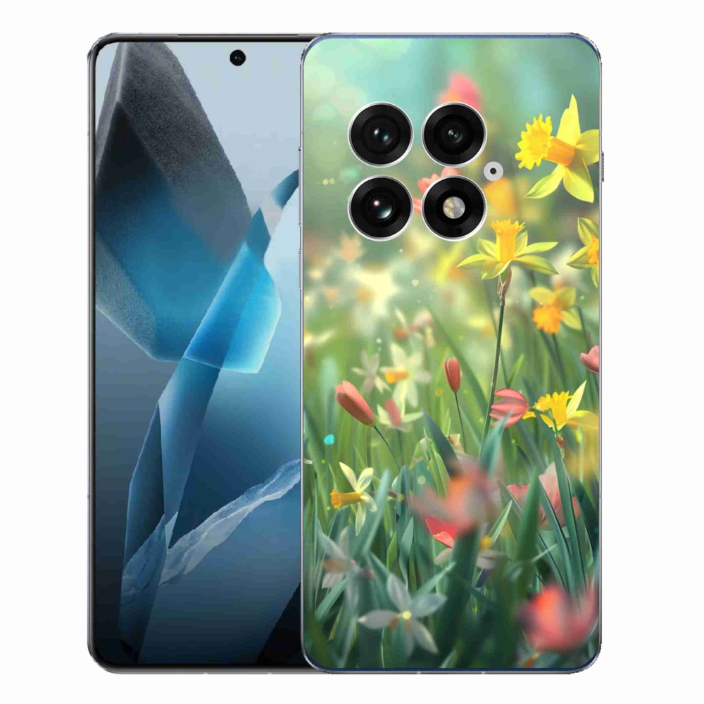 Gelový kryt mmCase na One Plus 13 - jarní květy