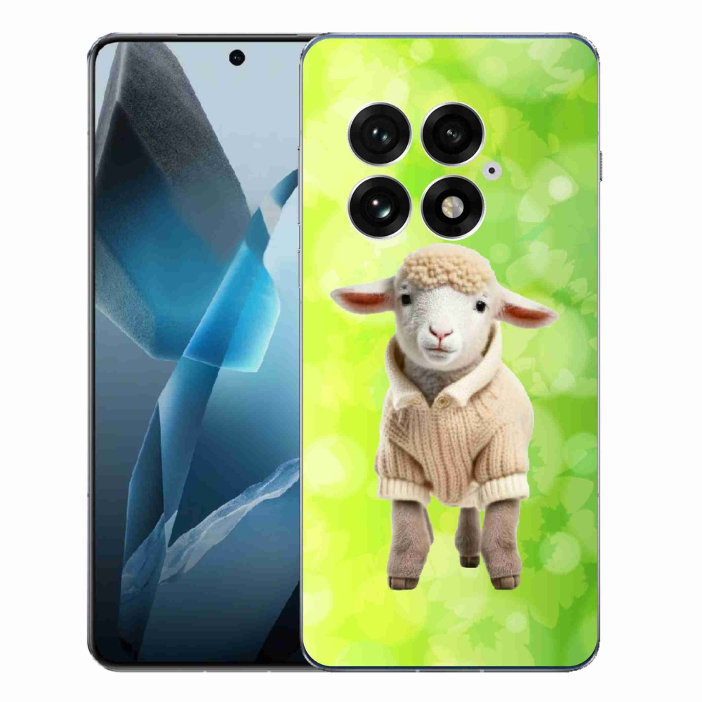 Gelový kryt mmCase na One Plus 13 - jehně ve svetru