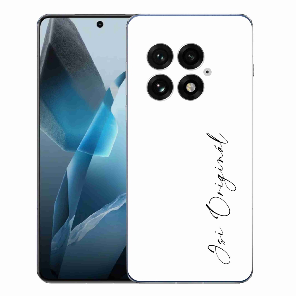 Gelový kryt mmCase na One Plus 13 - jsi originál bílé pozadí