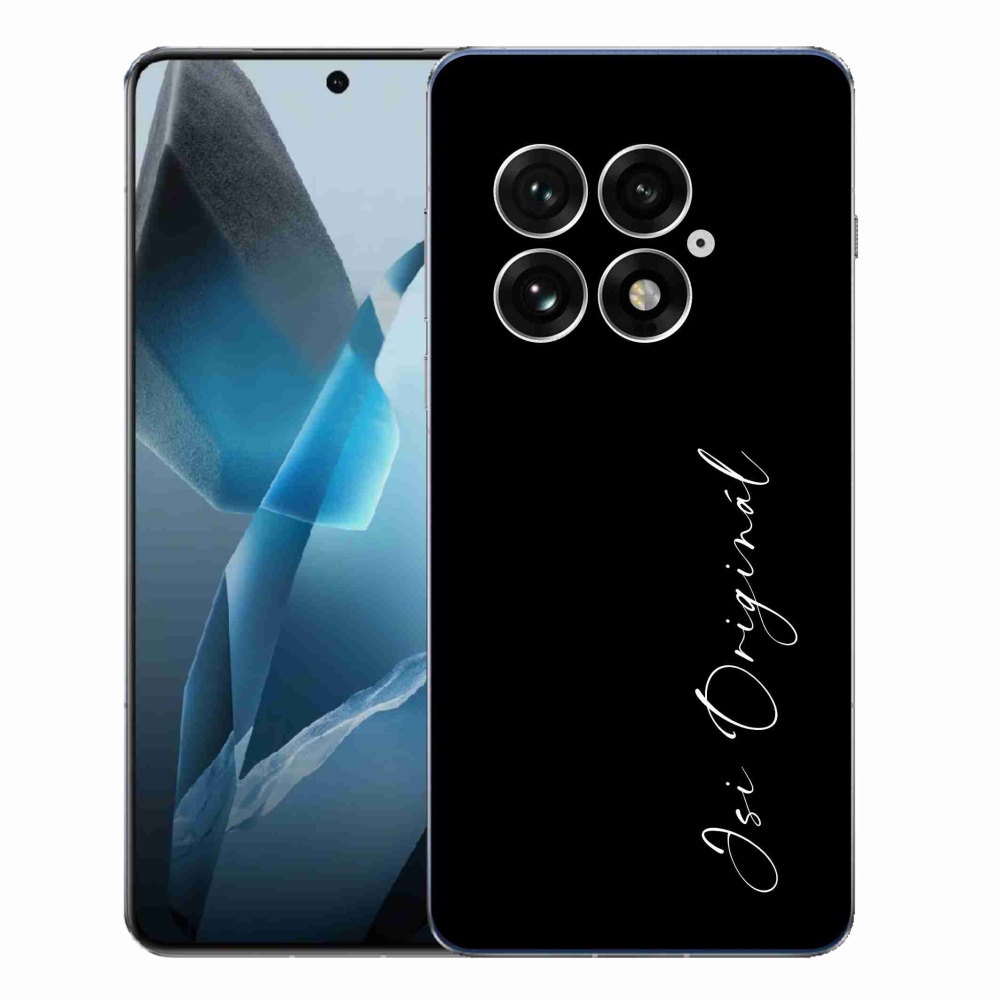 Gelový kryt mmCase na One Plus 13 - jsi originál černé pozadí